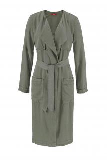 Marken-Mantel oliv