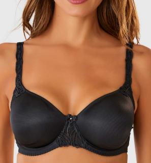 Marken-Minimizer-Bügel-BH schwarz