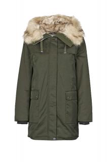 Marken-Parka khaki