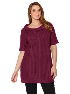 Marken-Pullover bordeaux