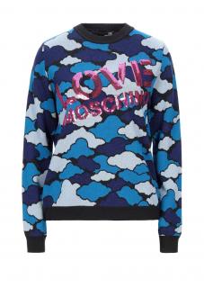 Marken-Pullover mit Pailletten bunt