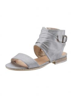 Marken-Sandale grau