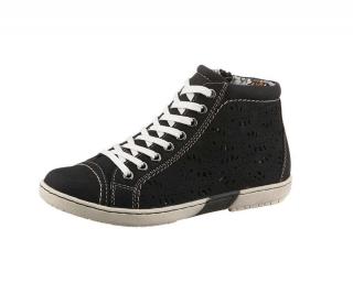 Marken-Schnürboots schwarz