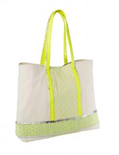 Marken-Shopper limette-bunt