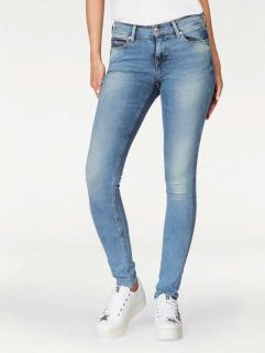 Marken-Skinny-Jeans NORA blau-used 30 inch