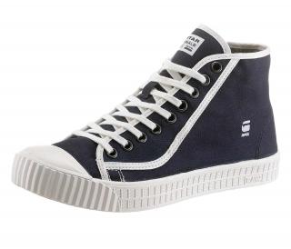 Marken-Sneaker navy-weiß