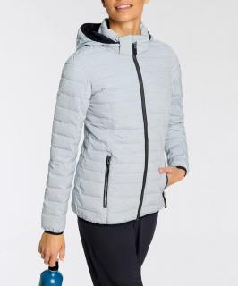 Marken-Steppjacke GS 63 WMN QLTD JCKT_UYAKA hellgrau