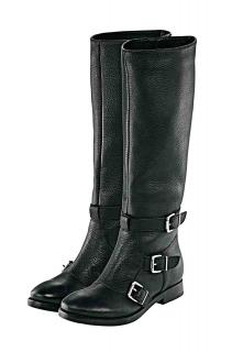Marken-Stiefel schwarz