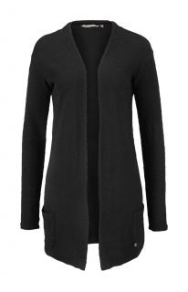Marken-Strickjacke schwarz