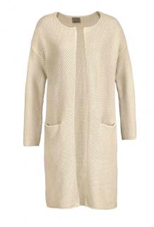 Marken-Strickmantel creme