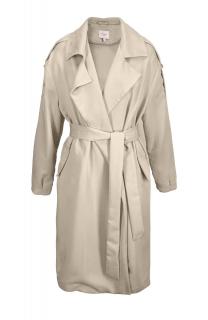 Marken-Trenchcoat beige