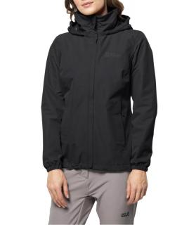 Marken-Wasserdichte 2-Lagen-Outdoorjacke schwarz