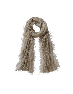 Modal-Spitzen-Schal taupe