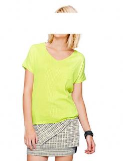 Paillettenshirt limette