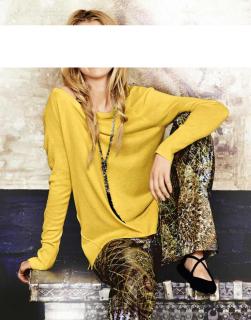 Pullover gelb