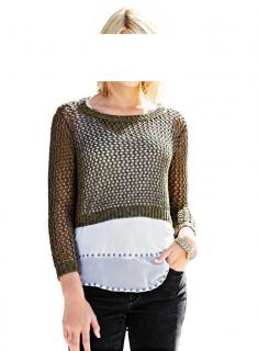 Pullover oliv