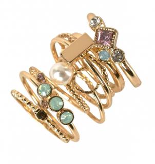 Ringset goldfarben