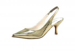 Slingpumps goldfarben