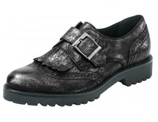 Slipper schwarz metallic