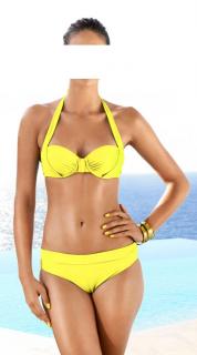 Softcup-Bikini zitrone