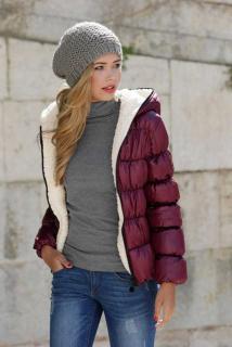 Steppjacke bordeaux