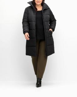 Steppmantel mit Stehkragen anthrazit