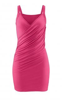 Strandkleid himbeere