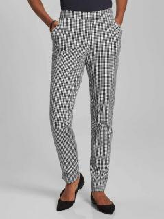 Stretch-Hose schwarz-weiß