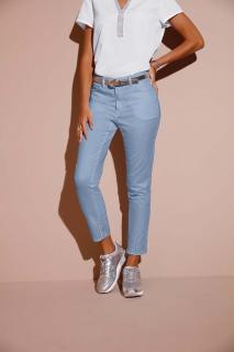 Stretchjeans mit Ziernieten jeansblau