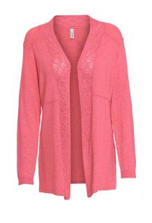 Strickjacke fuchsia