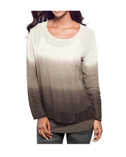 Tunika + Top taupe-creme