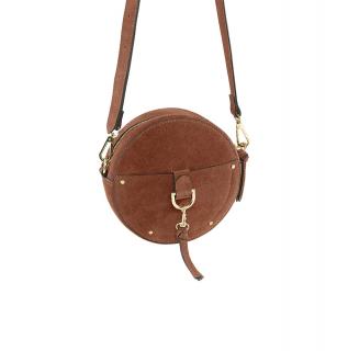 Veloursledertasche cognac