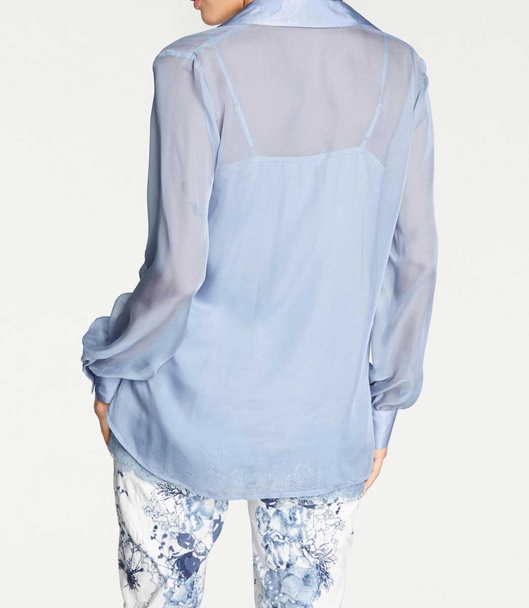 Designer-Bluse+Top hellblau | Blusen / Tuniken | Outlet Mode-Shop