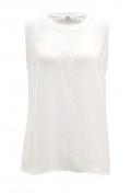 2-in-1-Chiffontop weiß
