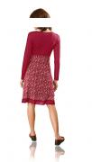 2-in-1-Kleid rot-weiß
