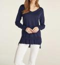 2-in-1-Pullover nachtblau