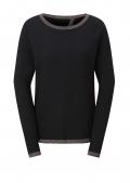 2-in-1-Pullover schwarz