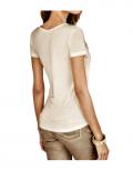 2-in-1 Shirt mit Pailletten natur