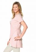 2-in-1 Shirt rosé-weiß