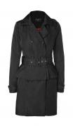 2-in-1-Trenchcoat schwarz