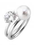 2 tlg. Silber-Marken-Ringset