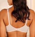 2er-Pack-T-Shirt-BH ohne Bügel rosa + weiß