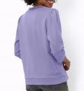 3/4-Arm-Sweatshirt mit Spitze lavendel
