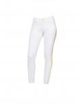 4-Pocket-Stretchjeans ecru-goldfarben