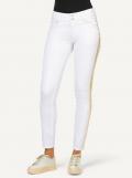 4-Pocket-Stretchjeans ecru-goldfarben