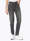 5-Pocket-Jeans mit Glitzersteinchen stone-grey-denim