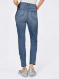 5-Pocket-Jeans mitZierkette blue-stone-washed