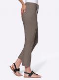 5-Pockets-Bengalin-Stretchhose dunkeltaupe