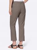 5-Pockets-Bengalin-Stretchhose dunkeltaupe