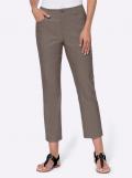 5-Pockets-Bengalin-Stretchhose dunkeltaupe